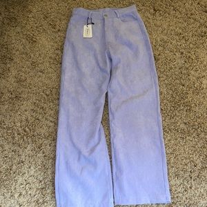 Purple corduroy pants